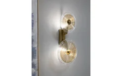 Lampetter < Mauro Ferretti Venedig Vägglampa Glas 52cm Guld