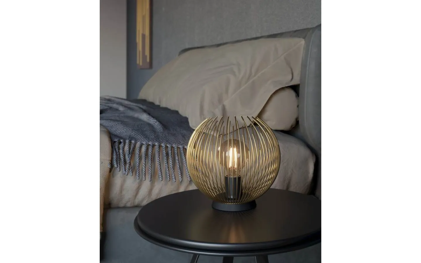 Bordslampor-Eglo Venezuela Bordslampa 23cm Guld