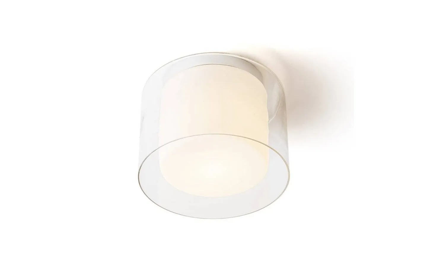 Badrumslampor Tak-Rendl Venice Plafond 23cm Vit/Krom IP44