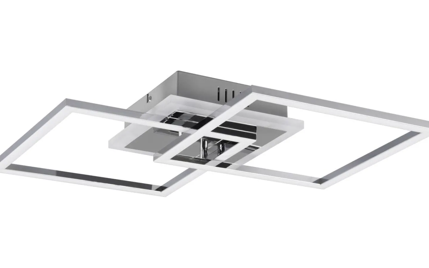Plafonder-Reality Venida Plafond LED fyrkantig krom 4000K