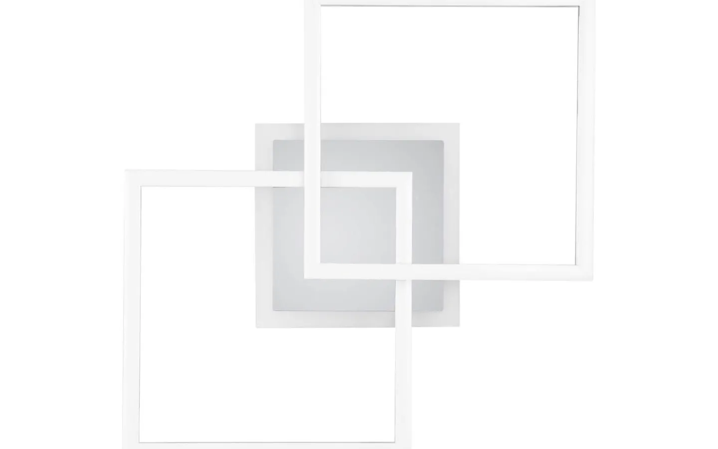 Plafonder-Reality Venida Plafond LED fyrkantig krom 4000K