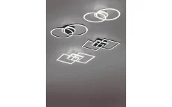 Plafonder < Reality Venida Plafond LED fyrkantig svart