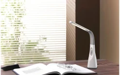 Skrivbordslampor-Reality Vento Skrivbordslampa LED vit