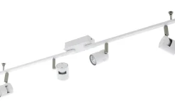Avlånga Takspotlights|Takspot Med Minst 4 Lampor-Eglo Vergiano Takspotlight 98cm 3-Steg DIM GU10 LED 3000K 4x5W Vit