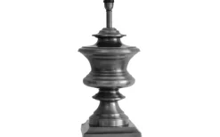 Lampfötter < Hallbergs Vermont Lampfot 64cm Antik Silver