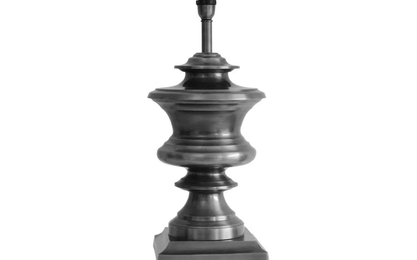 Lampfötter < Hallbergs Vermont Lampfot 64cm Antik Silver