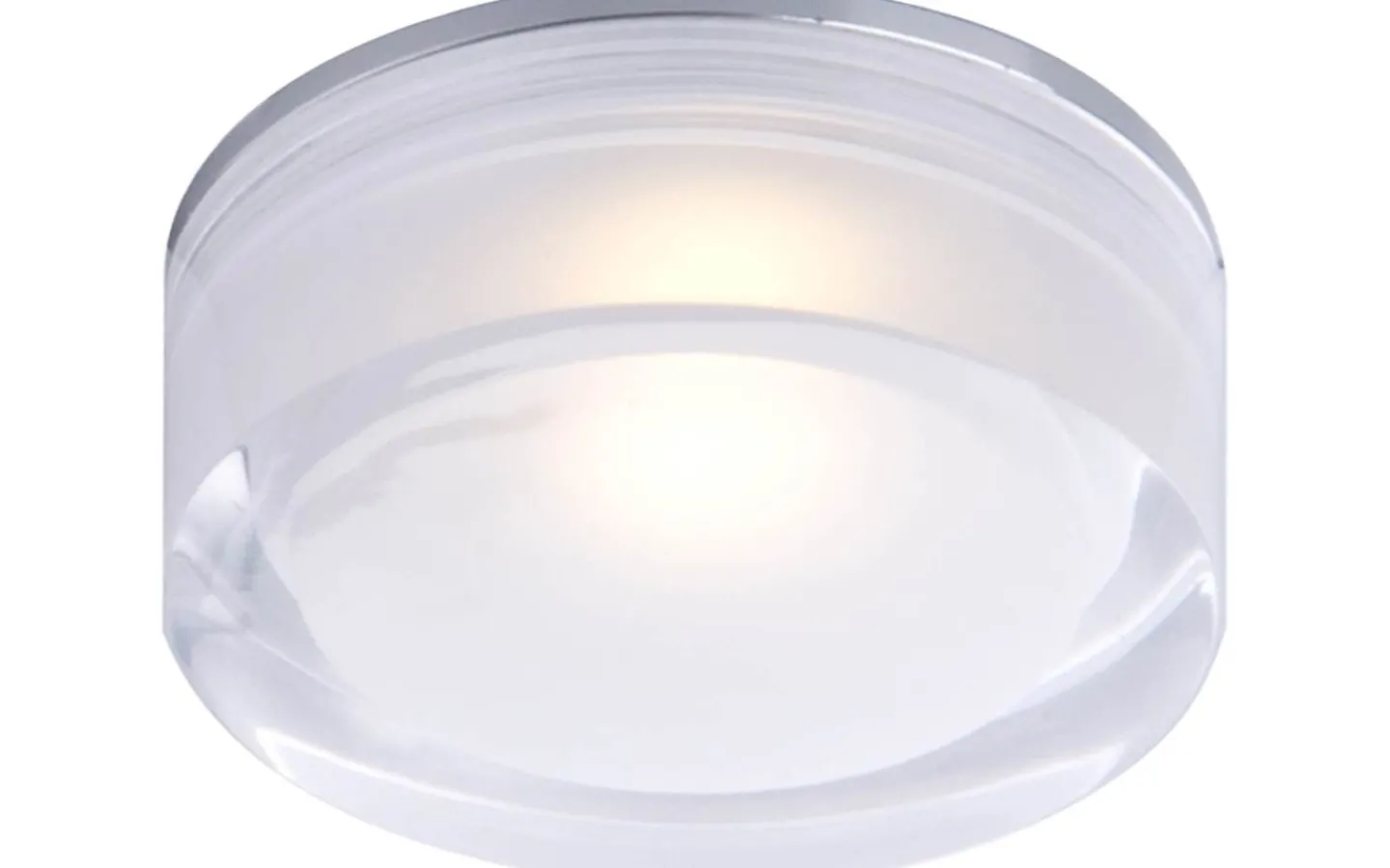 230V Led Spotlights|Infällda Spotlights Badrum-Aneta Vetro Infälld Spotlight Ø7cm LED 3W 3000K Aluminium IP44