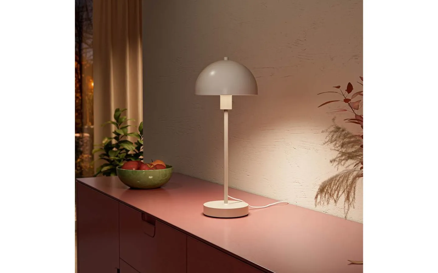 Vardagsrum|Sovrum-Herstal Vienda Bordslampa 47cm Putty Grey