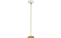 Golvlampor < Herstal Vienda Golvlampa 125cm Mässing/Opal Glas