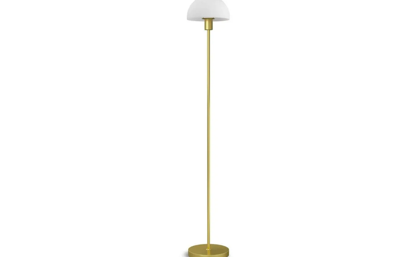 Golvlampor < Herstal Vienda Golvlampa 125cm Mässing/Opal Glas
