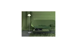 Golvlampor < Herstal Vienda Golvlampa 125cm Vit/Opal Glas
