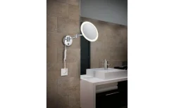 Badrumslampor Vägg < Trio Lighting View H2O LED-lampa rund krom IP44