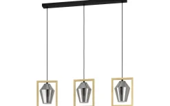 Avlånga Taklampor < Eglo Viglioni Taklampa 106cm Smoke/Ek