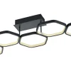 Plafonder < Reality Vigo Plafond LED 5-delad mattsvart