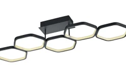Plafonder < Reality Vigo Plafond LED 5-delad mattsvart