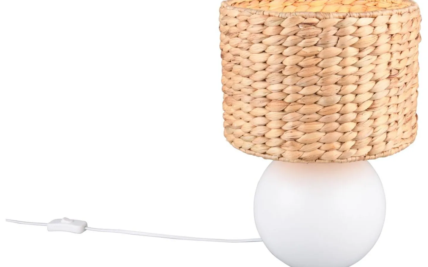 Bordslampor-Trio Lighting Vina Bordslampa 29cm E27 matt vit/beige