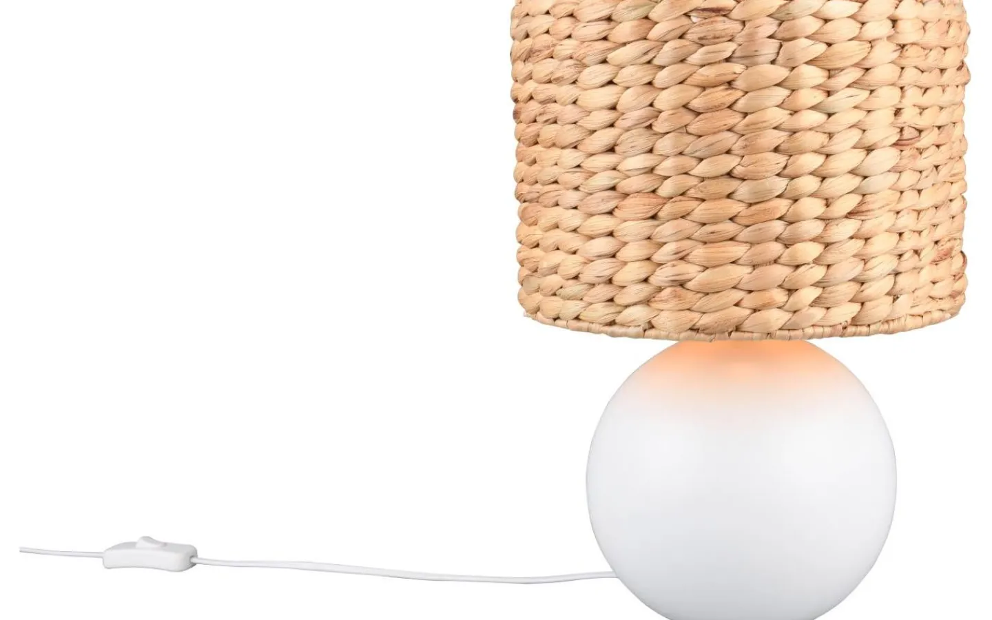 Bordslampor-Trio Lighting Vina Bordslampa 29cm E27 matt vit/beige