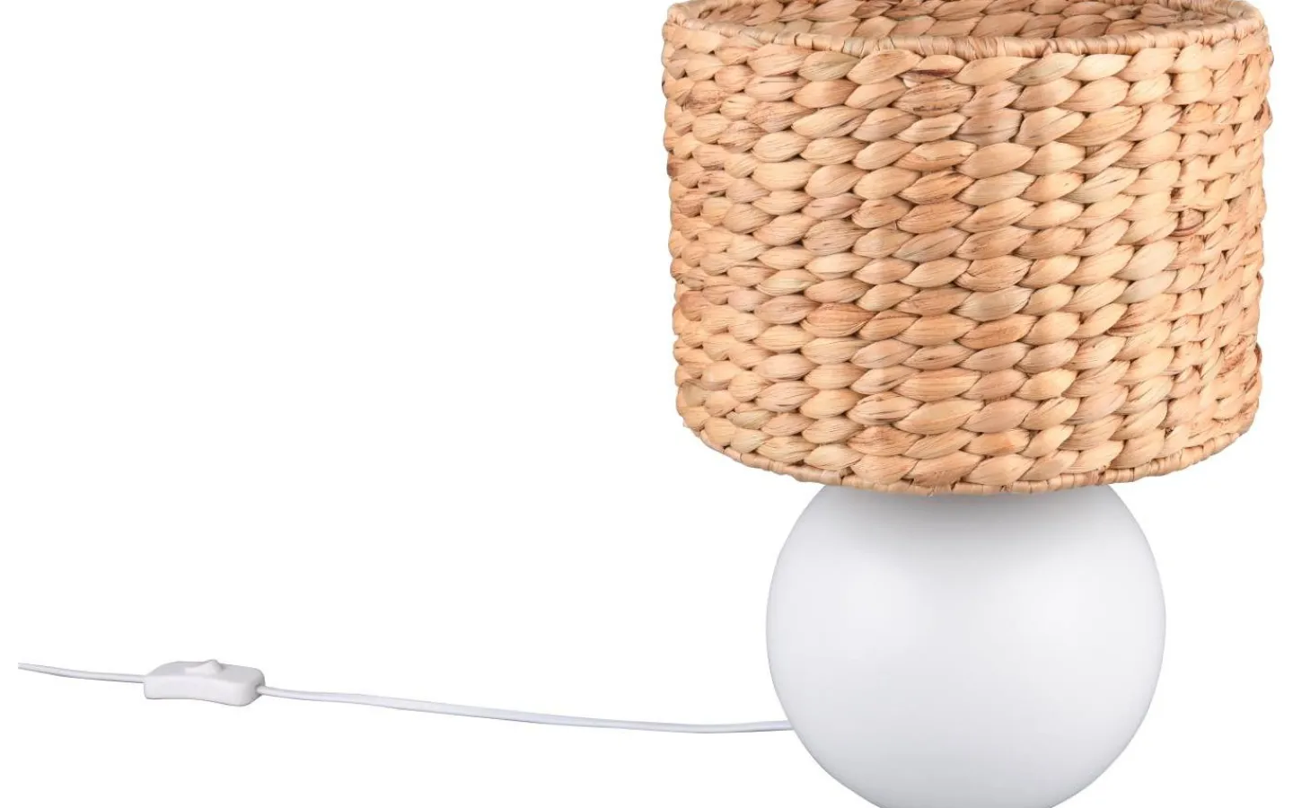 Bordslampor-Trio Lighting Vina Bordslampa 29cm E27 matt vit/beige