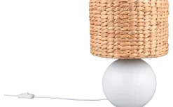 Bordslampor-Trio Lighting Vina Bordslampa 29cm E27 matt vit/beige