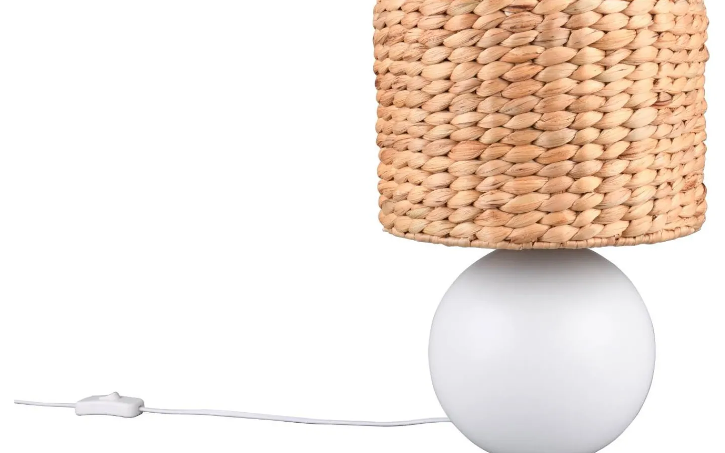 Bordslampor-Trio Lighting Vina Bordslampa 29cm E27 matt vit/beige