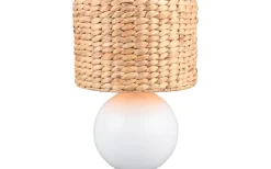 Bordslampor-Trio Lighting Vina Bordslampa 29cm E27 matt vit/beige
