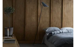 Golvläslampor-Belid Vincent Golvlampa 146cm Betongstruktur/Svartstruktur