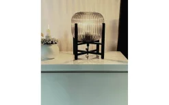 Vardagsrum|Bordslampor < Aneta Vinda Bordslampa 29cm Svart/Rök