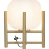 Vardagsrum|Bordslampor < Aneta Vinda Bordslampa 24cm Trä/Opalvit