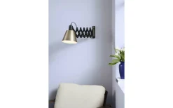 Läslampor < Halo Design Vintage Vägglampa Svart/Antikmässing