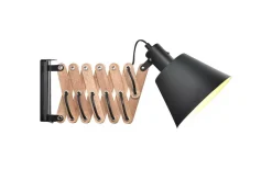 Läslampor < Halo Design Vintage Vägglampa Valnöt/Svart