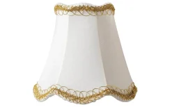 Enfärgade Runda Lampskärmar-ArmaturHantverk Viol Lampskärm Ø12cm Beige