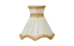 Plisserade Lampskärmar-ArmaturHantverk Viol Lampskärm Ø12cm Beige