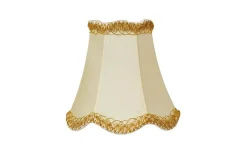 Enfärgade Runda Lampskärmar < ArmaturHantverk Viol Lampskärm Ø12cm Gul
