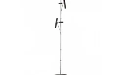 Golvläslampor-Rendl Viper Golvlampa 151cm Svart/Krom LED 2x3W 3000K