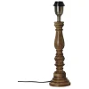 Lampfötter-Cottex Virkes Lampfot 40cm Brun/Borstad Mässing