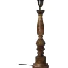 Lampfötter < Cottex Virkes Lampfot 57cm Brun/Borstad Mässing