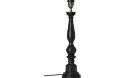 Lampfötter < Cottex Virkes Lampfot 57cm Svart/Borstad Mässing