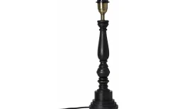 Lampfötter < Cottex Virkes Lampfot 46cm Svart/Borstad Mässing