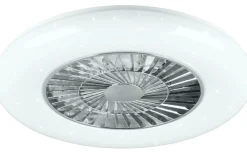 Takfläktar < Reality Visby Takfläkt 58cm LED vit stjärnljus