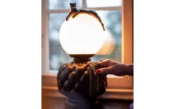 Bordslampor < By Rydens Viva La Diva Bordslampa 45cm Svart/Vit Matt