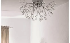 Hall & Trappa|Sovrum < Aneta Viva Plafond 57cm Krom