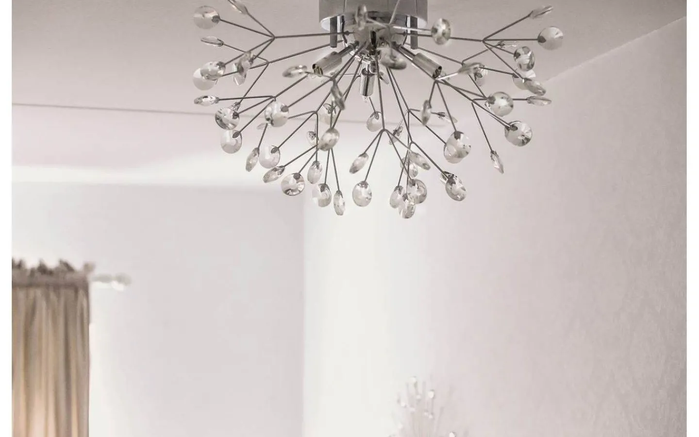 Hall & Trappa|Sovrum < Aneta Viva Plafond 57cm Krom