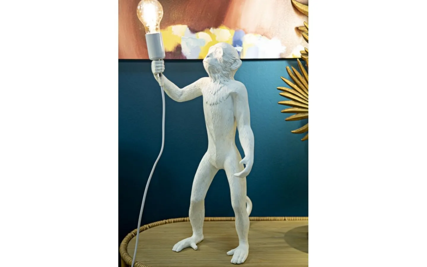 Bordslampor < Mauro Ferretti Vivid Bordslampa Apa 55cm Vit