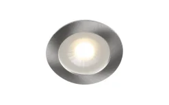 12V Led Spotlights|Minispotlights & Ledpuckar-Hidealite 1202 12V Möbelspotlight 2700K 4,7W Borstad Stål IP44