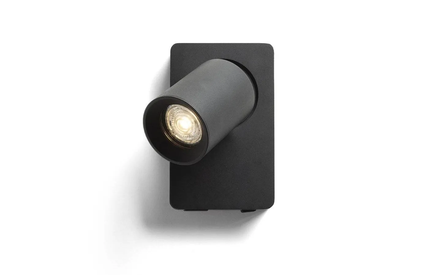 Läslampor-Rendl Voltera Vägglampa med USB Svart