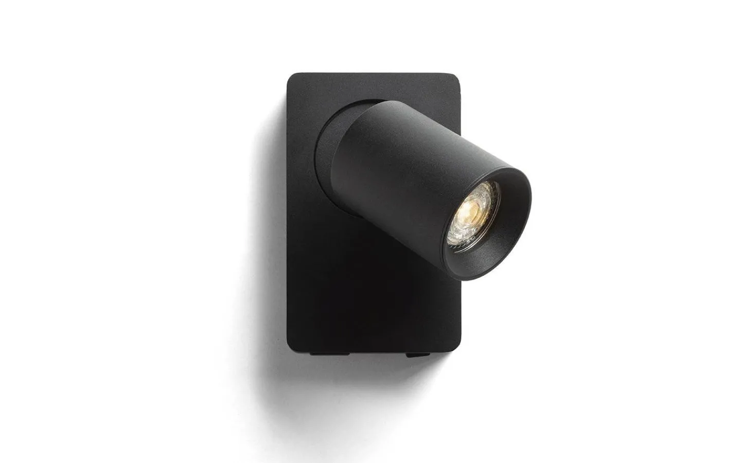Läslampor-Rendl Voltera Vägglampa med USB Svart