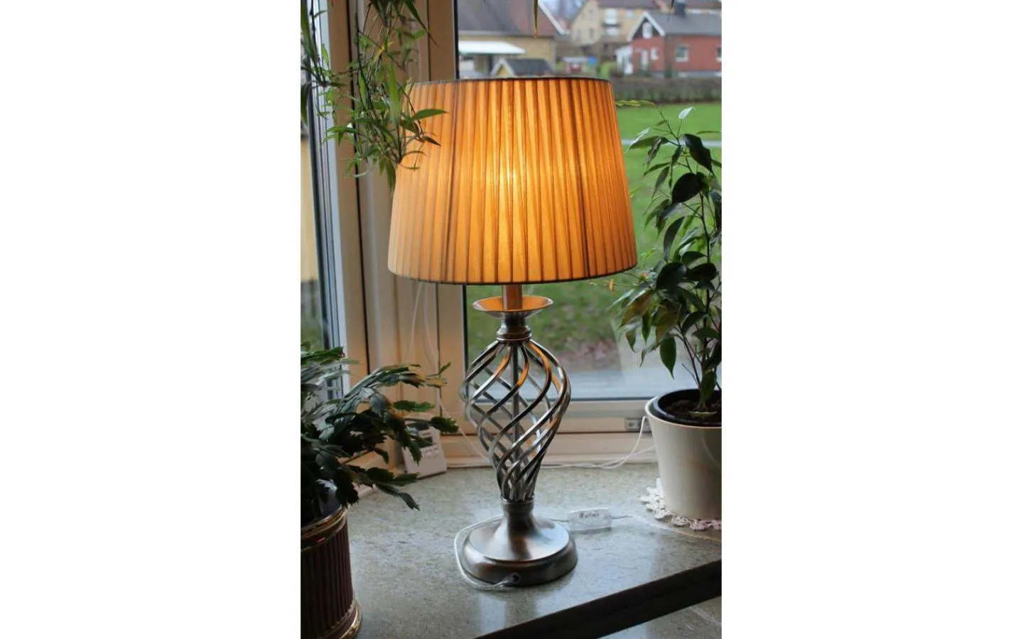 Lampfötter-Oriva Vridi Lampfot 46cm Satin