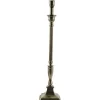Lampfötter-Hallbergs Waldorf XL Lampfot 70cm Antik Silver
