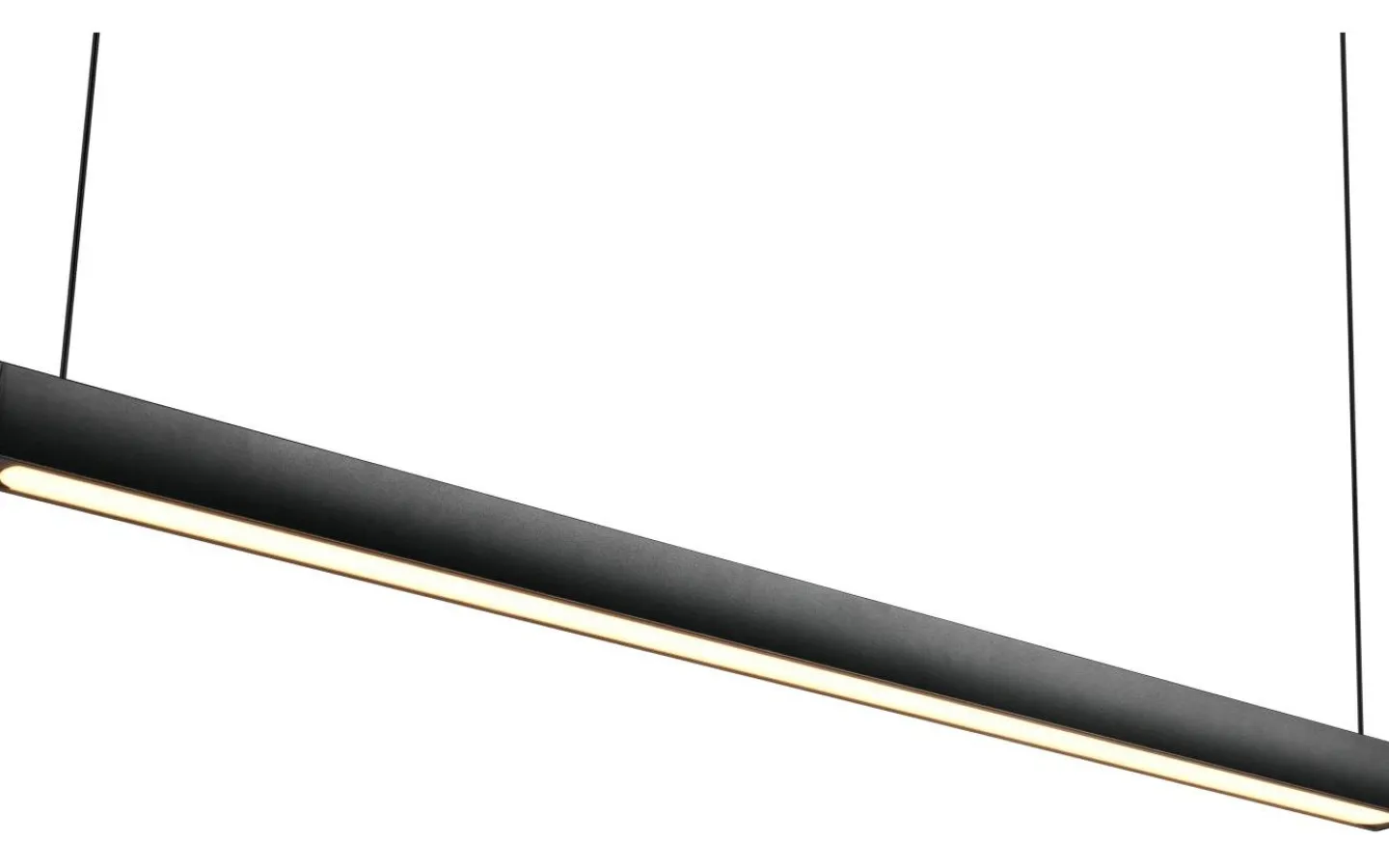 Avlånga Taklampor-Trio Lighting Wallace Takpendel LED mattsvart
