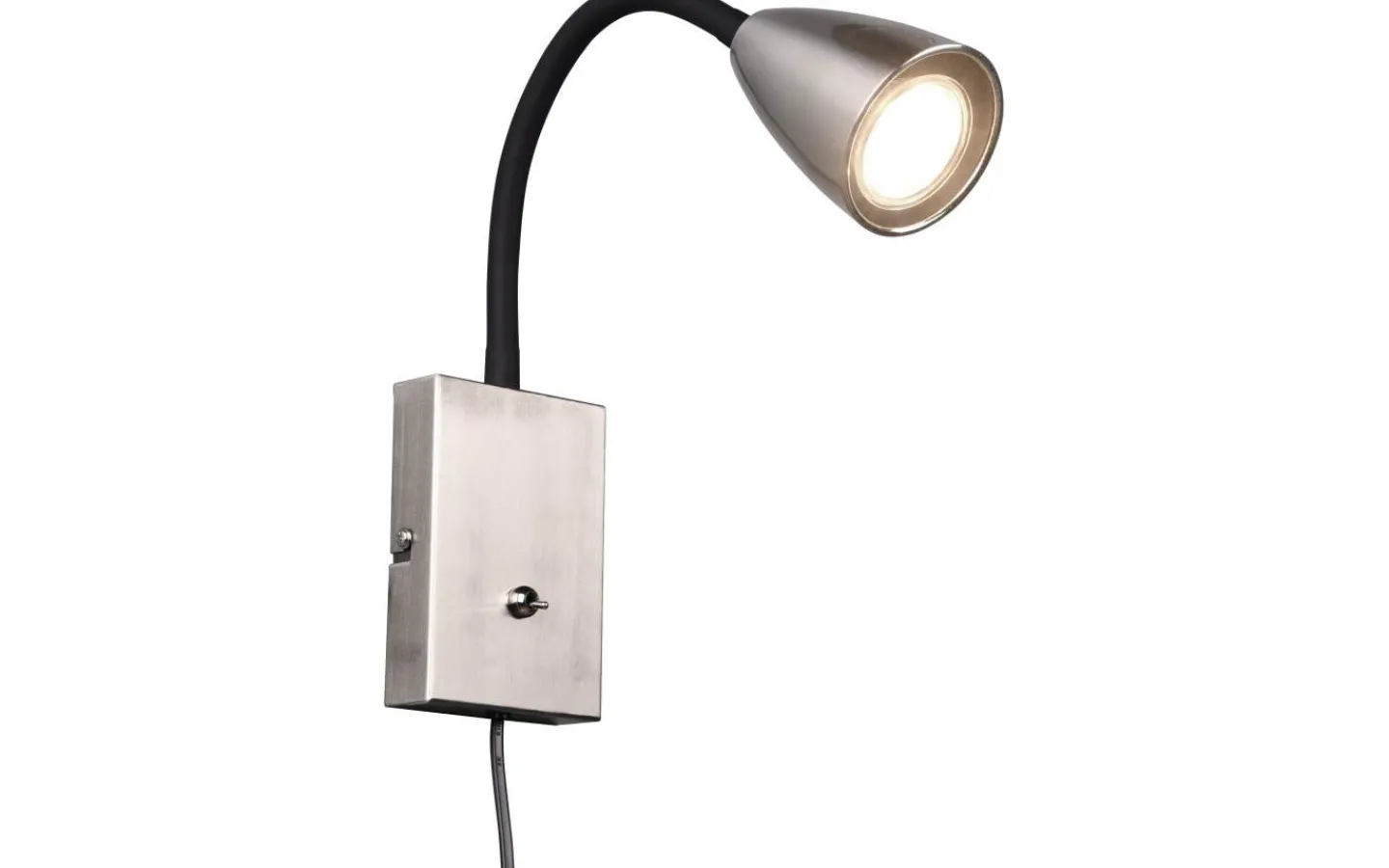 Läslampor-Trio Lighting Wanda Vägglampa GU10 borstat stål